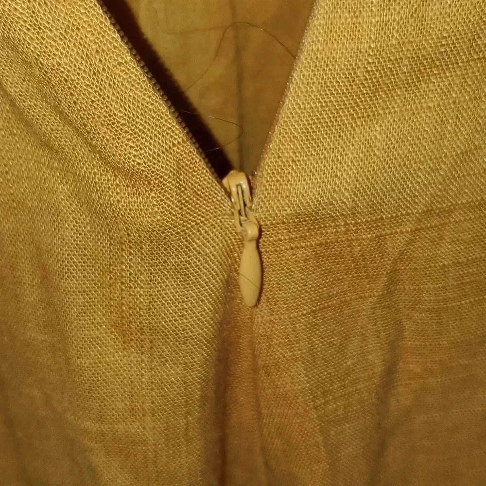 Lulus Reach for Radiance Marigold Halter Wide-Leg Jumpsuit Size M NWT - Picture 10 of 14